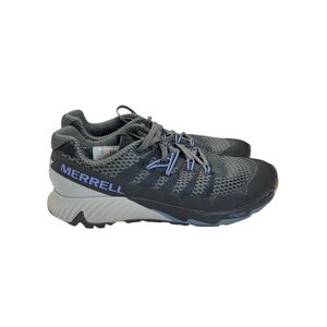 Merrell Womens Black Grey Vibram Flex Connect‎ Hiking Shoes 9.5